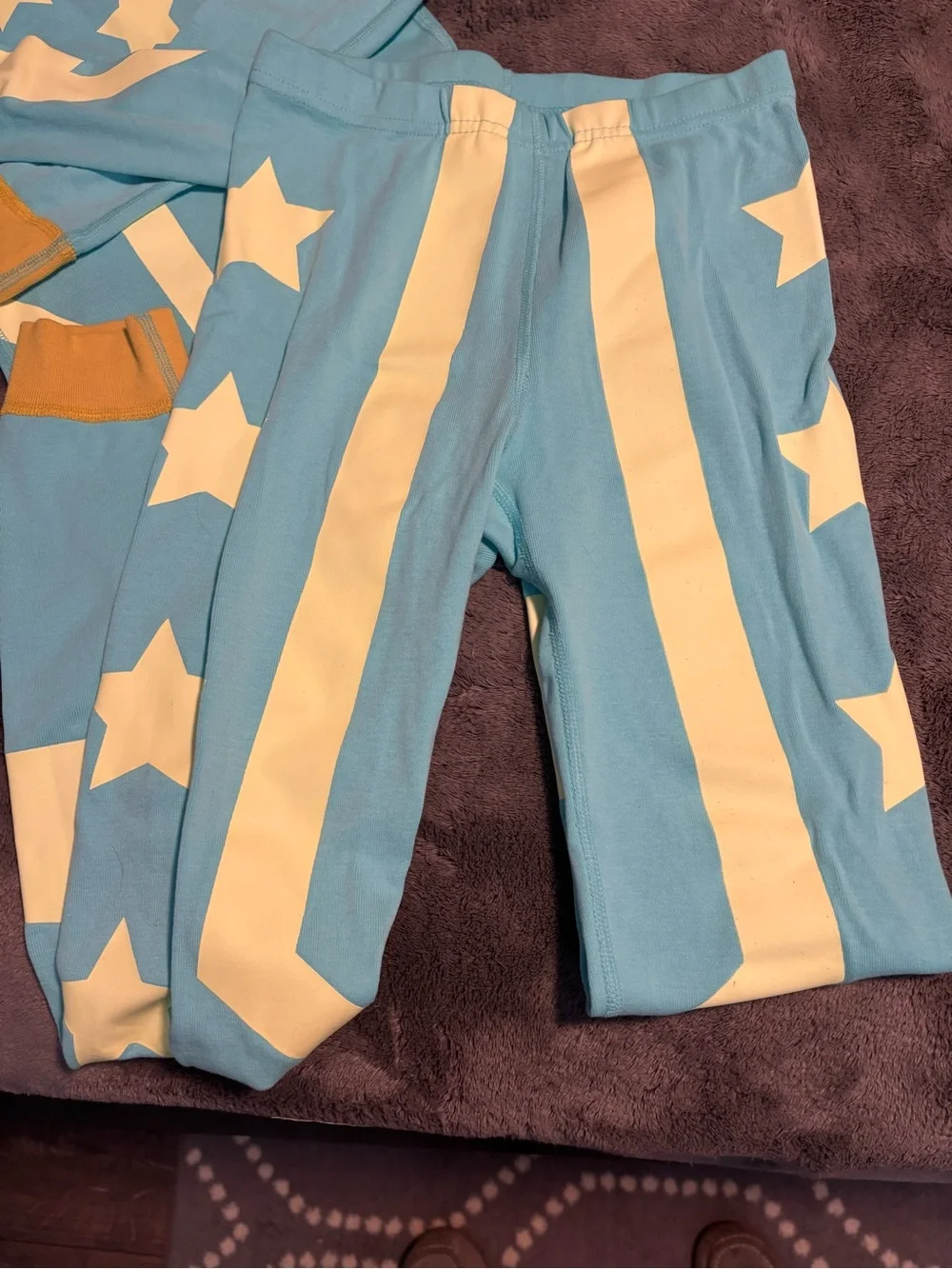 Hanna Andersson Glow in the Dark Kids Star Stripe Pajama Set